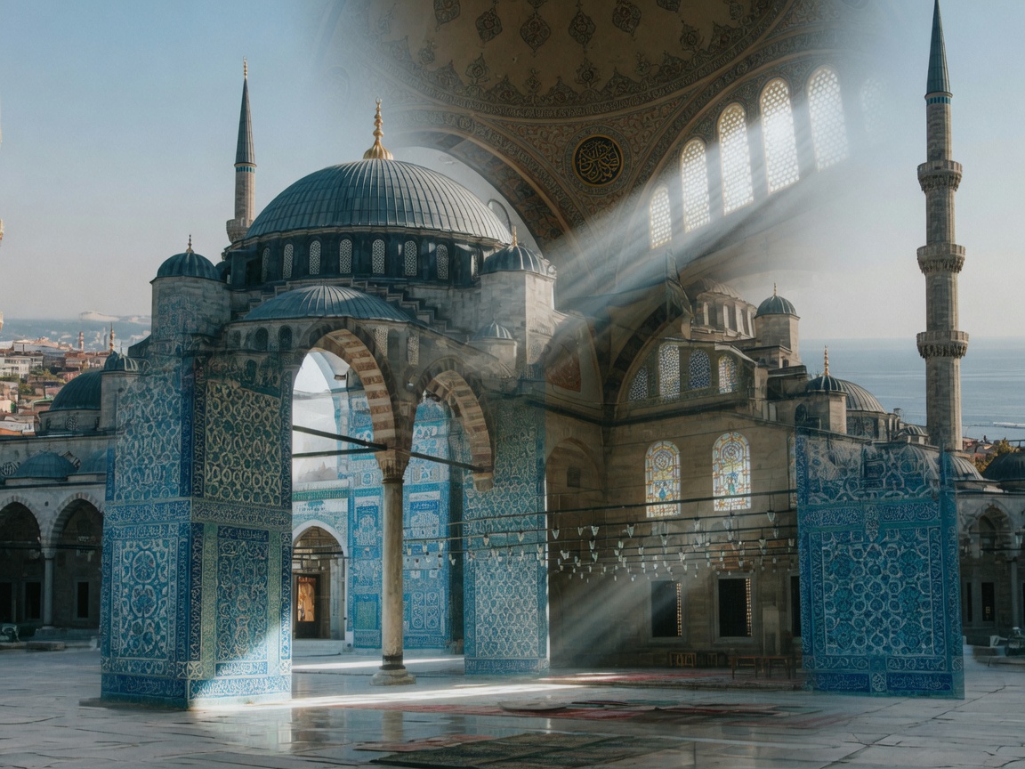 De Blauwe Moskee in Istanbul — Architecturale kenmerken van De Blauwe Moskee De Blauwe Moskee in Istanbul — Architecturale kenmerken van De Blauwe Moskee