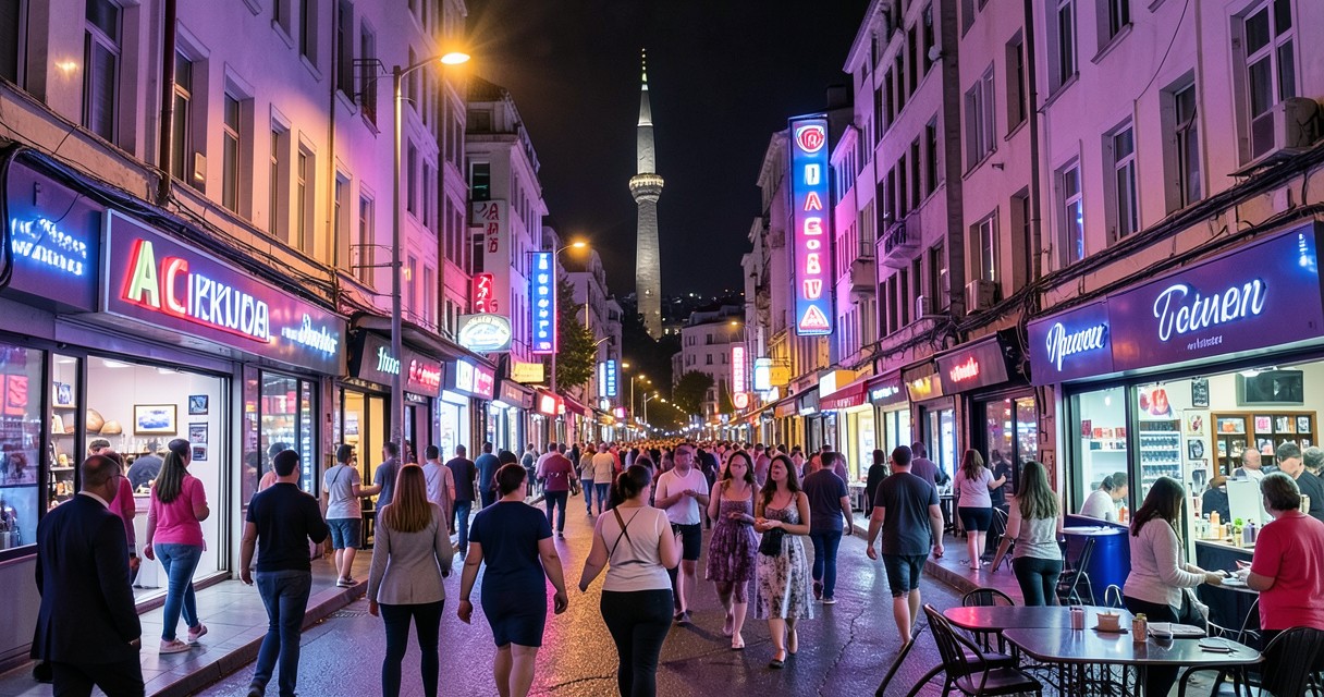 Nachtleven in Istanbul